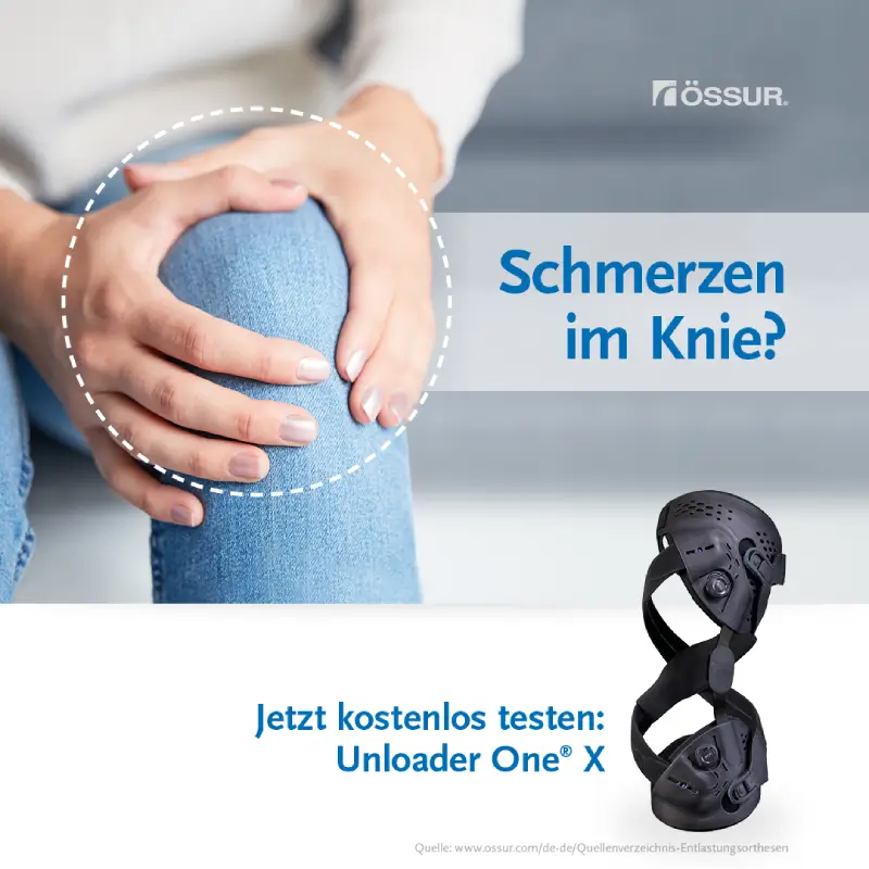 Anzeige Knieorthese Unloader One von Össur